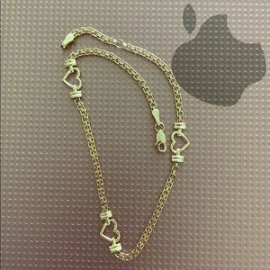 Gold 10 kt anklet